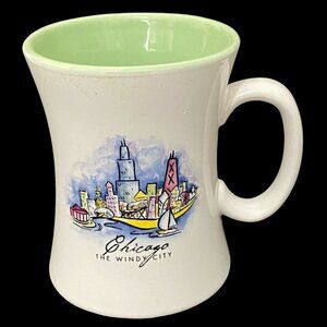 Postcard Factory CHICAGO Windy City Mug USA Illinois Travel Souvenir Gift Coffee